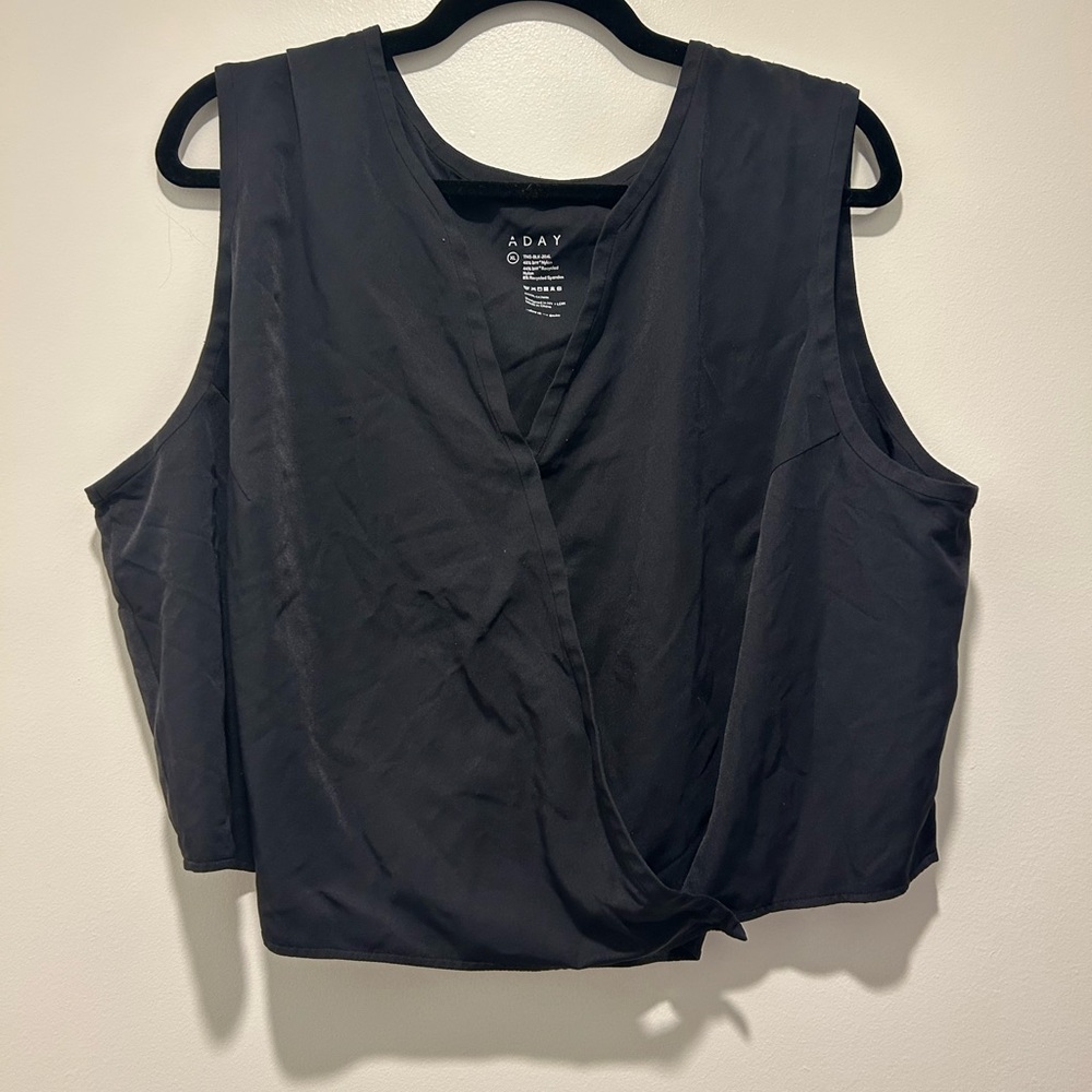 ADAY Cool Down Wrap Top